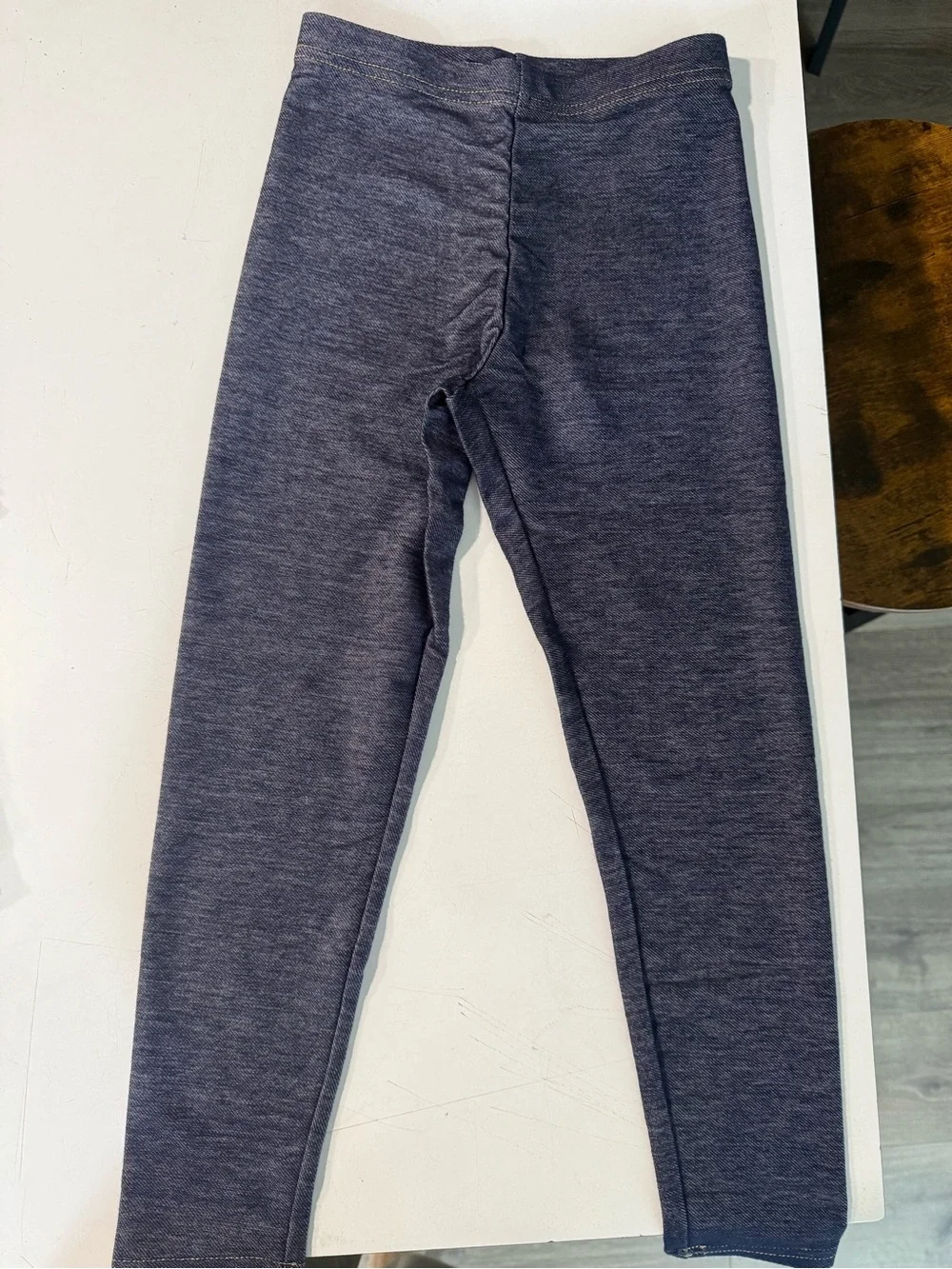 Old Navy Girls French-Terry Leggings - Navy Heather